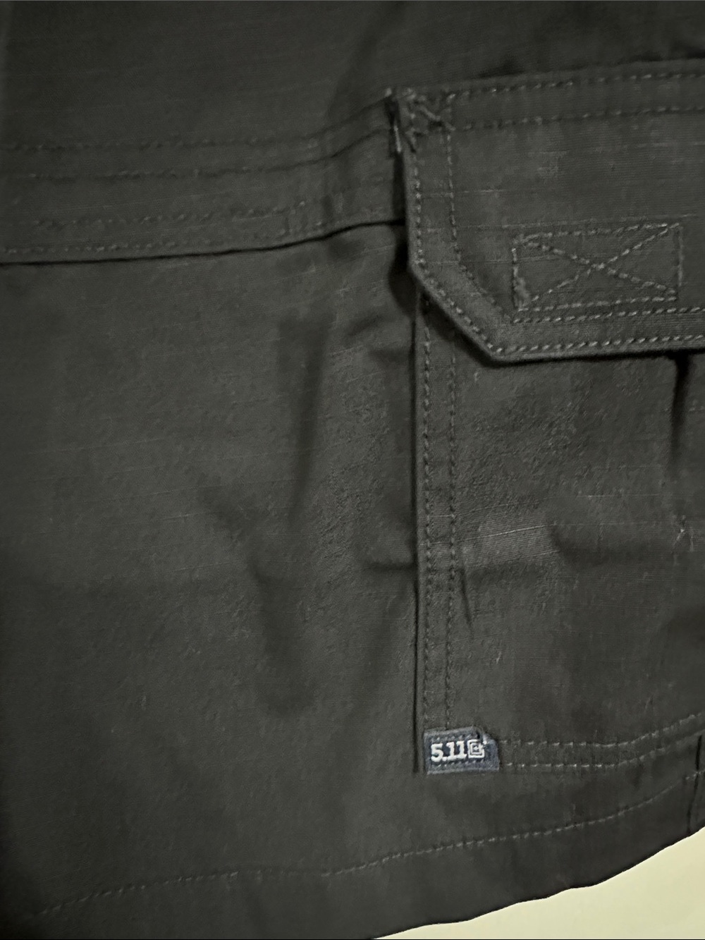 5.11 Tactical Black Cargo Shorts with Utility Pockets - Picture 5 of 8
